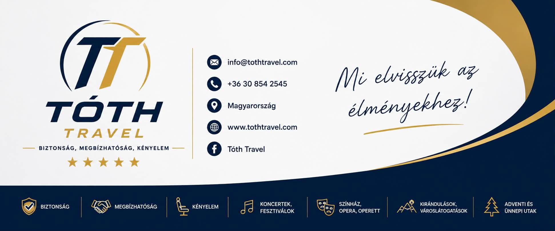 Tóth Travel elérhetőségei és szolgáltatásai